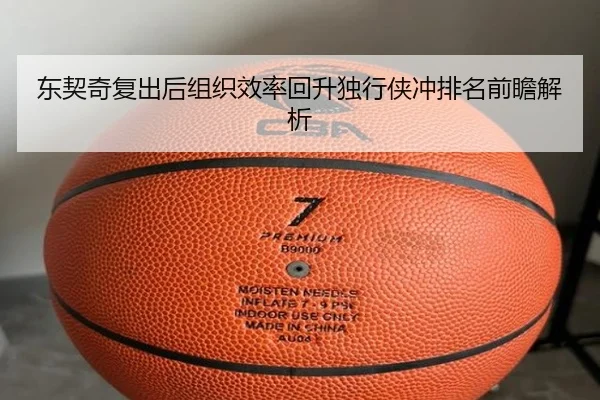 东契奇复出后组织效率回升独行侠冲排名前瞻解析